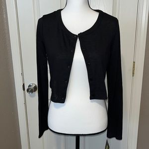 NWT Juniors Cropped long sleeve cardigan